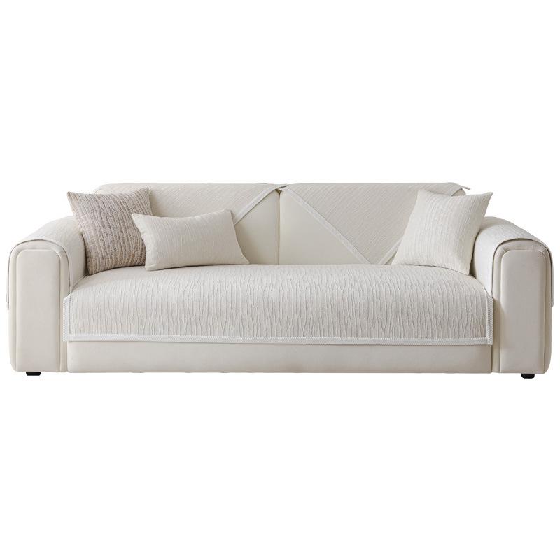 Cream Wind Sofa Cushion Is Universal In All Seasons  New Winter Light Luxury Non-Slip Advanced Leather Sofa Cover Cover Cloth