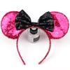 Sparkling Bow Headband for Adults and Children for Princess Photo Shoots and Amusement Park Hair Accessories