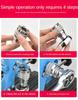 Universal Electric Wrench Sleeve Converter Fits for Standard 3/8-3/4'' 10 to 19mm Super Socket Multifunctional Drive Wrench Tool