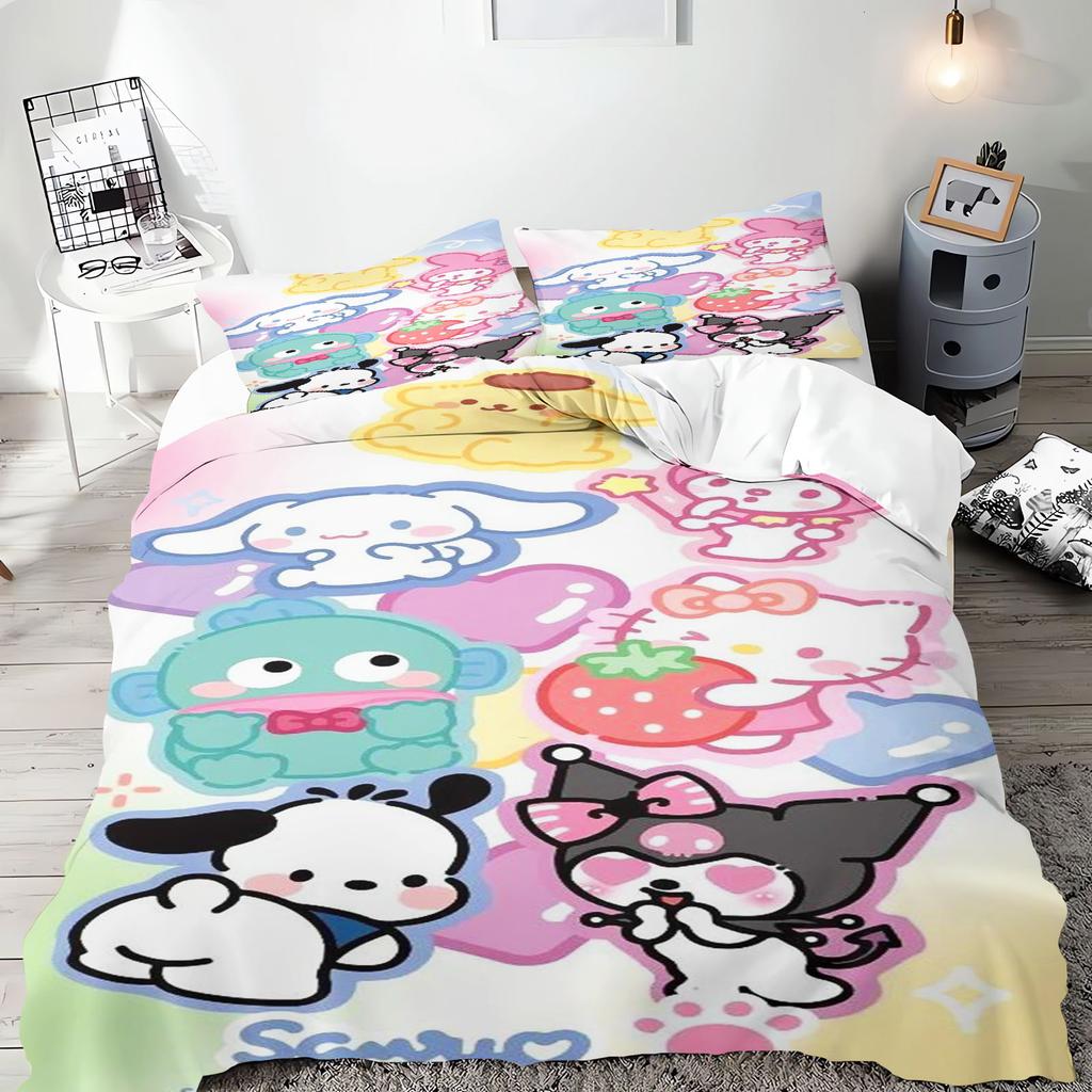 Tuxedo Sam 3-Piece 1 Quilt Cover One Piece Bedding Set Comforte Luxus Exquisite Birthday Gift 100% Polyester Home Decor