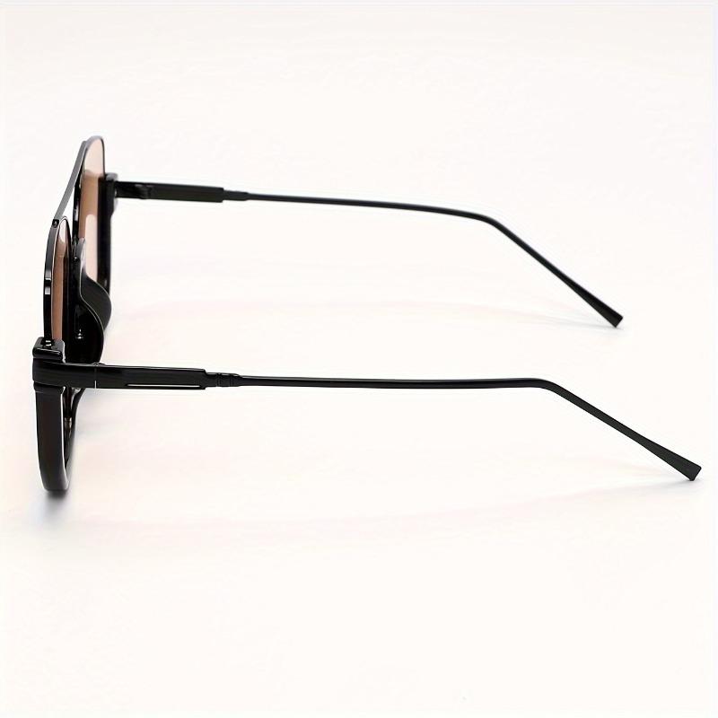 Women's Vintage Rectangular Fashion Glasses Stylish PC Frame with Metal Hinges Casual Streetwear Accessory