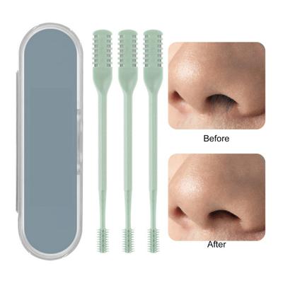 Nose Hair Remover Double-Head Manual 360 Degree Rotating Sharp Unisex Adults Nose Hair Trimming Tool Beauty Care