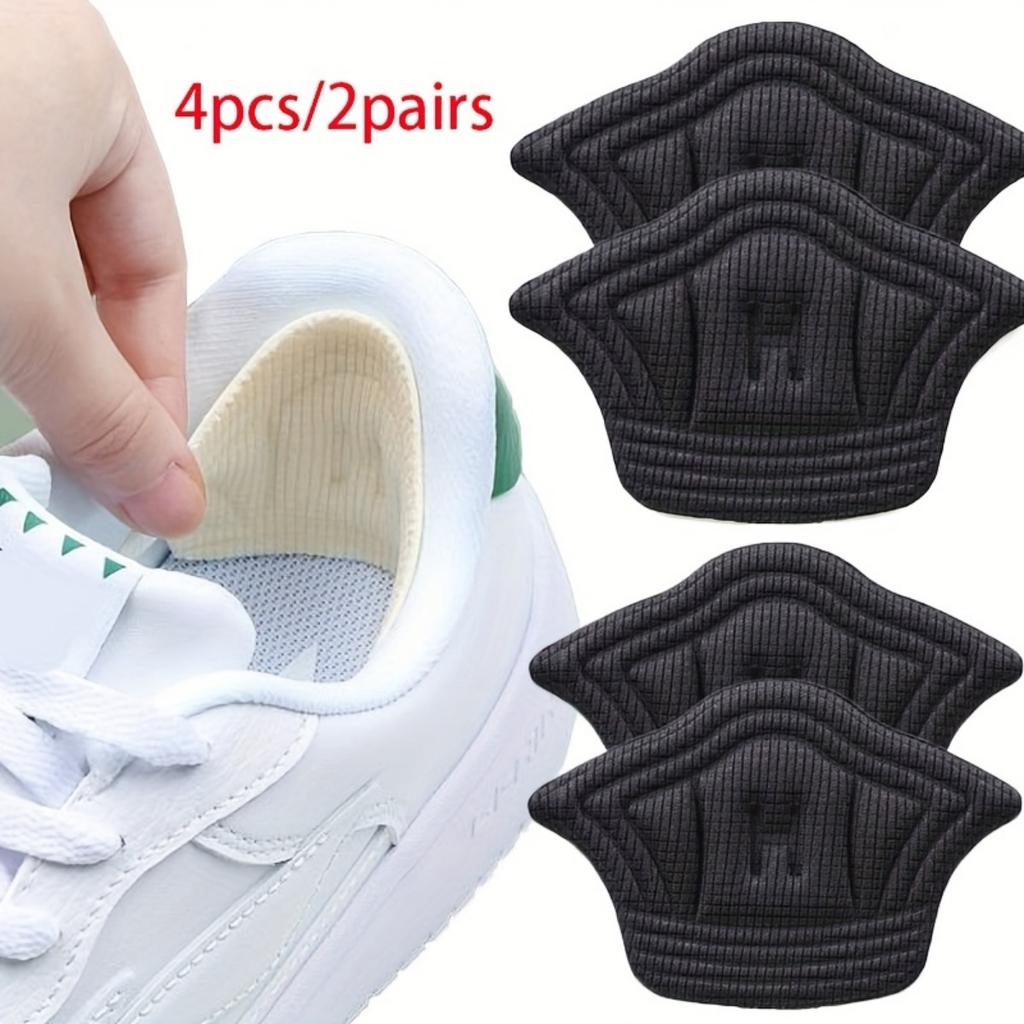 4/8/12 Pcs Sports Shoes Insoles Anti-friction Foot Protection Pads, Back Patches