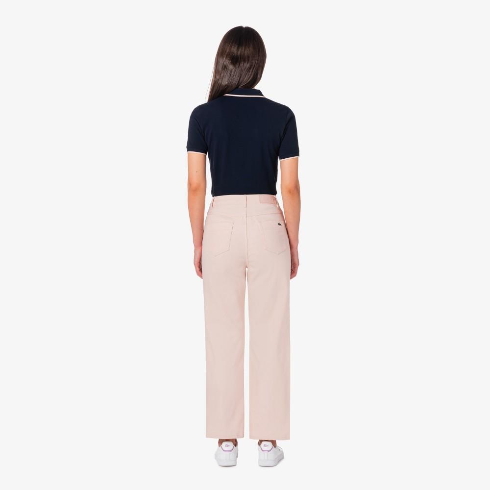 Lacoste Women's Semi-Wide Denim Pants HF816E-56GADY