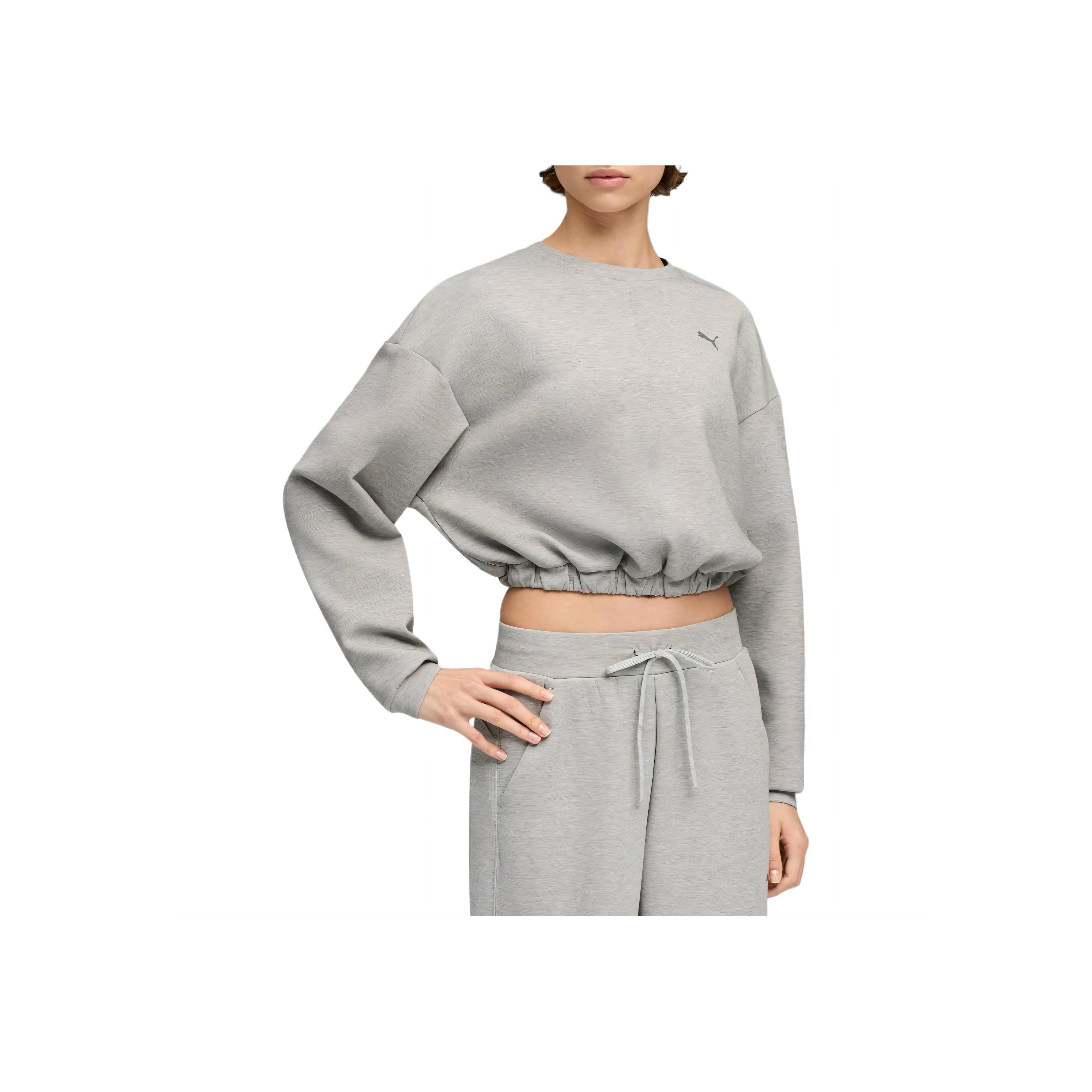 

Puma Cloudspun Classic Versatile Simple Comfortable Solid Color Sweatshirt Women tops 527461-04 M