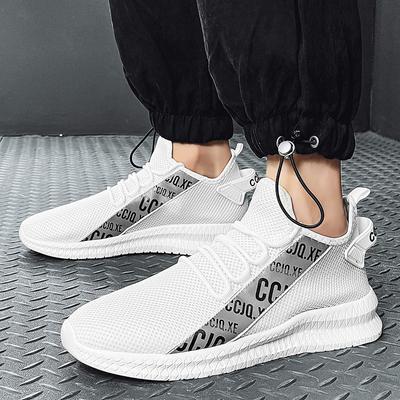 Herrenschuhe Frühling und Sommer Fly-Woven Mesh atmungsaktiv Herren Freizeit Sport Laufen Ins leichte Schuhe Große Größe Mesh Schuhe