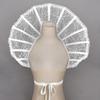 Lace Queen Cosplay Cloak Mesh Halloween Costume Accessories Victorian Stand Up Collar  Women