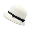 High Quality Celebrity Temperament% Wool Basin Hat Fashionable Foreign Style Ladies Bucket Hat Elegant Short Brim Top Hat