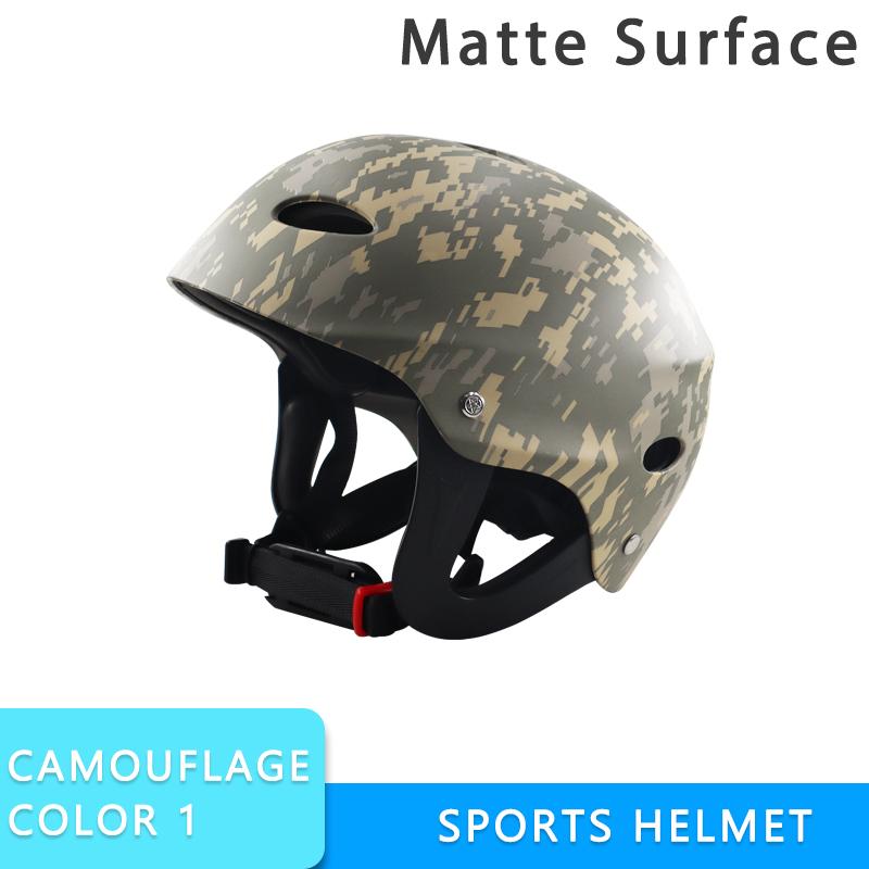 Water Sports Helmet ABS+EVA Half Shell for Kayak SUP Wakeboard Skateboard, Adjustable Vented