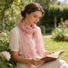 Thin Women's Lace Scarf Long Female Headscarf Literary Summer Sunscreen Shawl