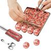 2/4 Meatball Making Tools Meatball Maker with Cutting Spade Multifunction Meatball Scoop Maker Stainless Steel Kitchen Manual