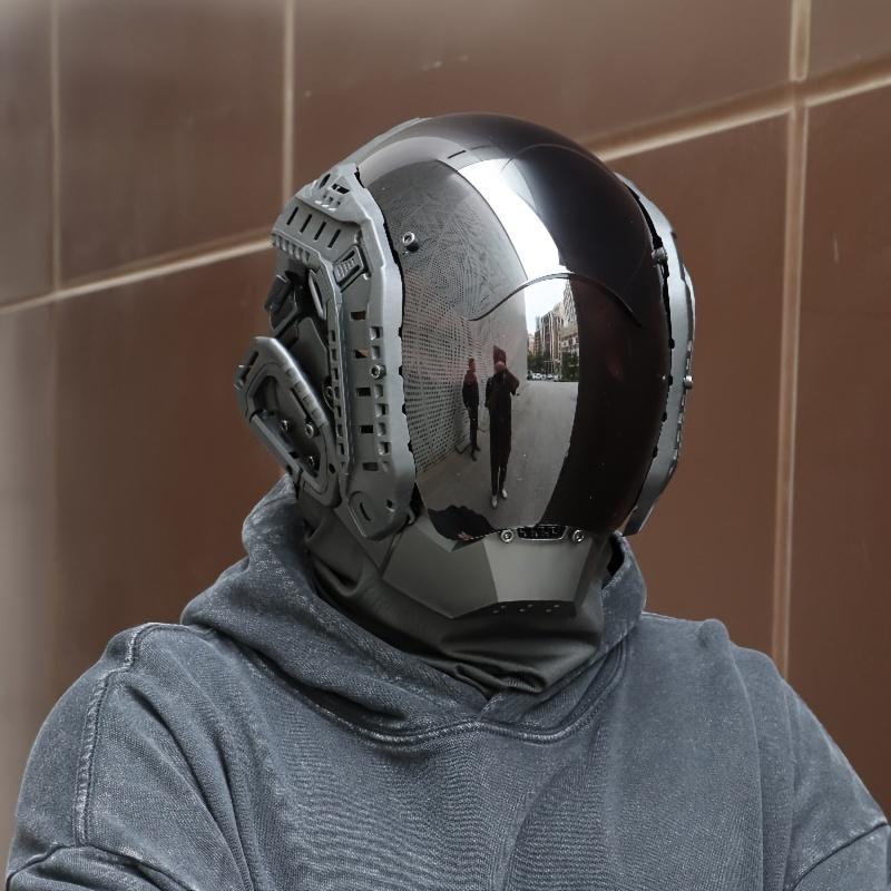 

Привлекательная маска для косплея в стиле киберпанк — прочная и удобная, идеально подходит для Хэллоуина, вечеринок, уникальная и незабываемая