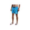 Nike Logo Print Straight-Leg Drawstring Casual Shorts Men Bottoms Blue NESSA566-406