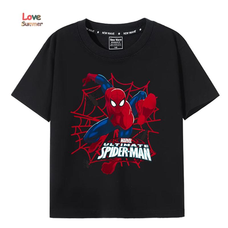 Marvel Ensembles HoodieS+pantalon 2 pièces pour enfants Homme Araignée Ensemble pantalon à capuche Cosplay anime pour enfants Sweat à capuche Pull Vêtements pour enfants 4-14 ans