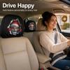 2Pcs Elastic Car Headrest Cover Soft Car Head Pillowcase  Christmas Decoration