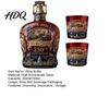 Collectible Patriotic Glassware 250th Anniversary Commemorative Wine Bottle Set Glass Decorative Mantelpiece Spirit Decanters for Celebrations