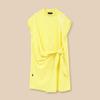 Callaway Short Sleeve Mock Neck Shirt UV Golf Underwear C24134212 Women's (Design, Moisture-Wicking, Quick-Drying, Protection) / / 1060_Yellow