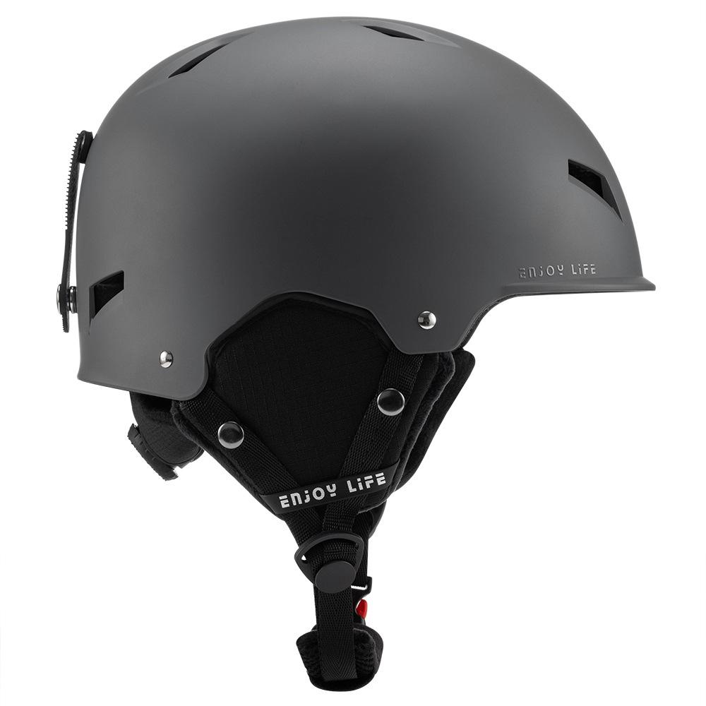 Sports Adult Ski Helmet Solid Color Pattern Color