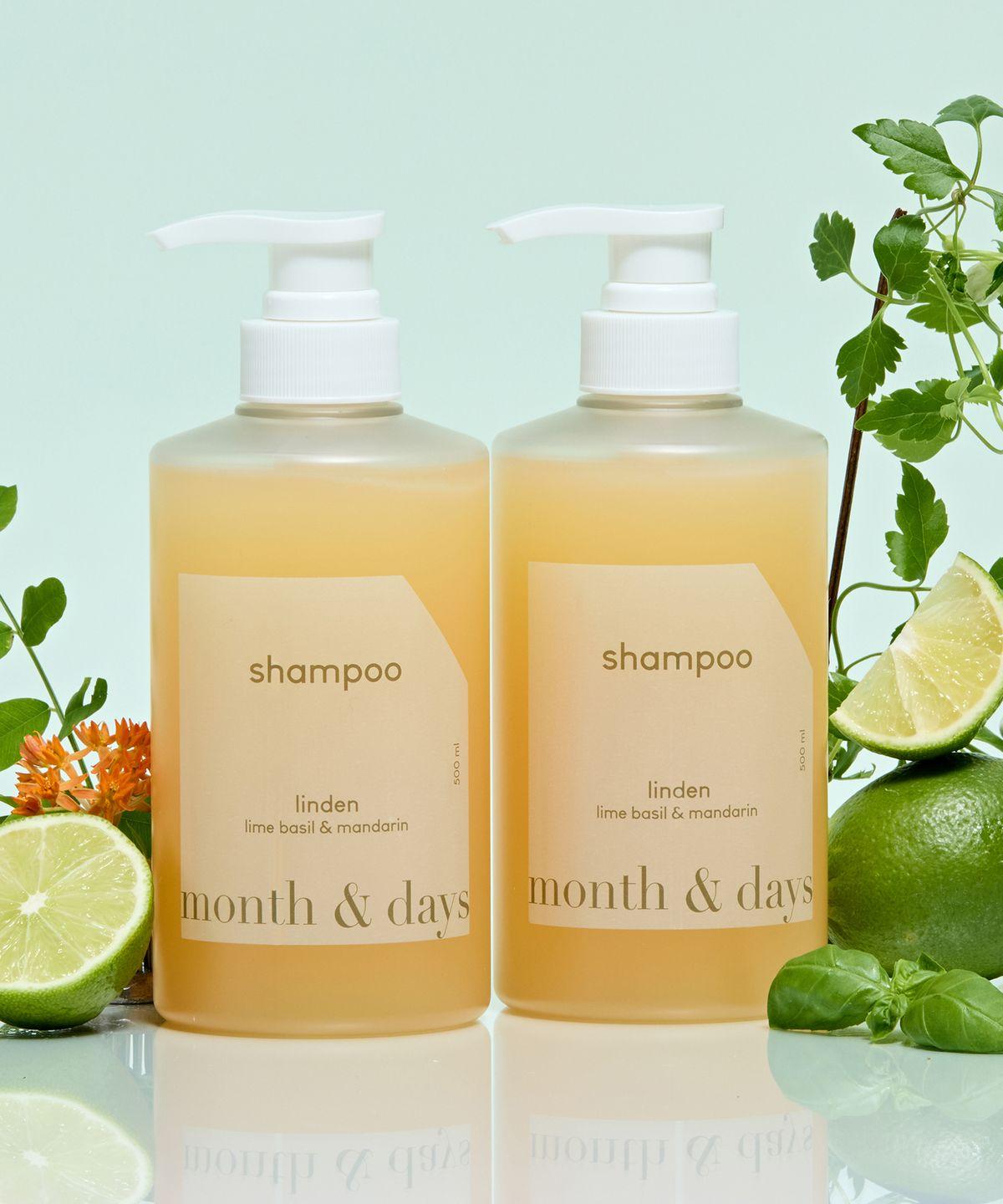Perfume Care Shampoo Linden Lime & Basil 500ml x 2