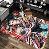 1pc Anime Cartoon Design Demon Slayer Tanjiro Kamado Office Chair Mat Non-Slip Carpet Suitable for Home Decor Living Room Bedroom Game Room Dormitory.