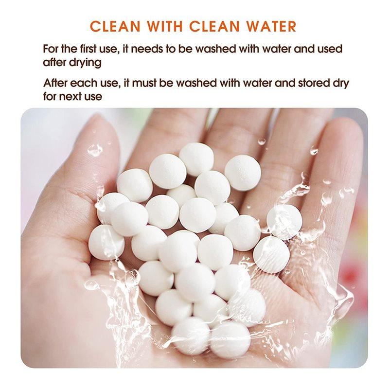 A84X- For Crust For Blinding Baking Pie Weights, 2.2 LB Beads For Crust Natural Stoneware