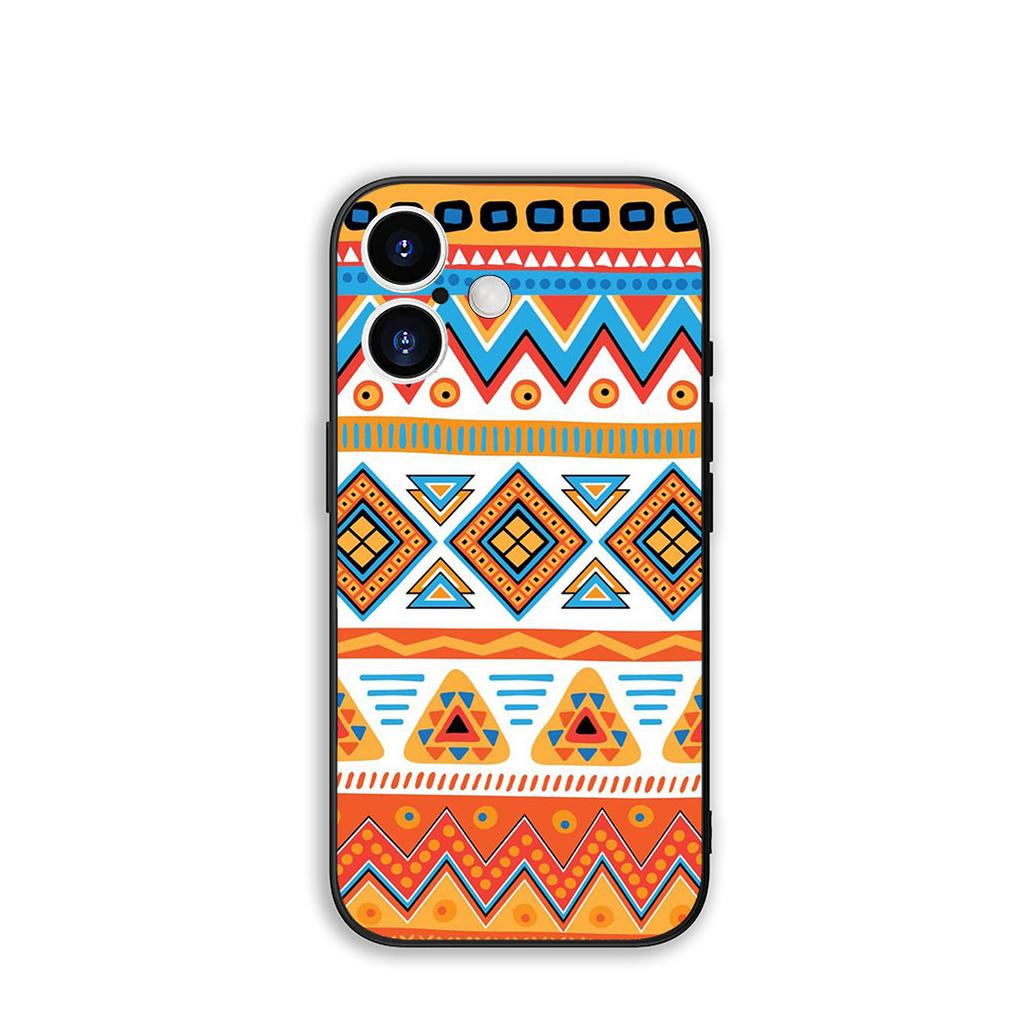 Phone Cover Print Design African Wax Casing for Apple iPhone 16 15 14 Plus 13 12 Mini 17 Pro Max + ProMax 16E Air 15+ Case