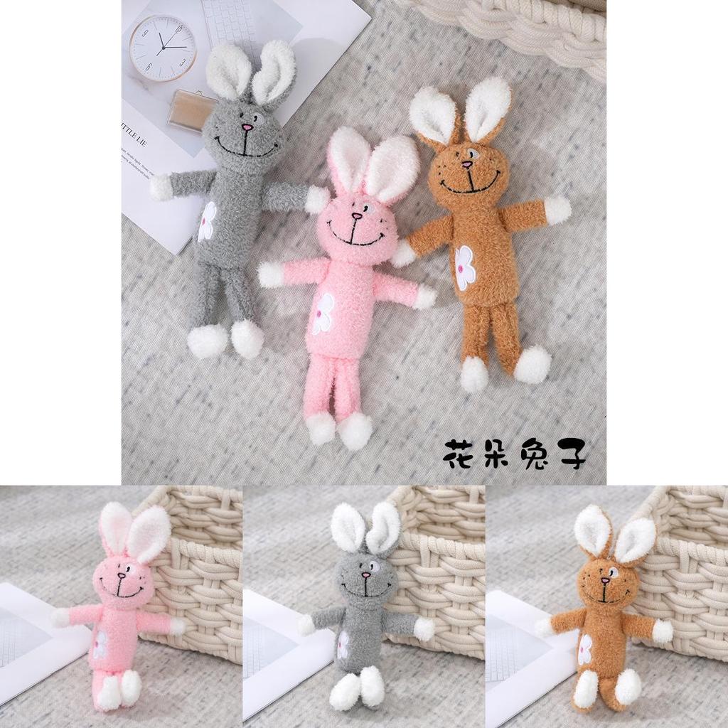 Adorable Bunny Plush Keychain With Cute Doll For Backpack Accessory Or Key Holder