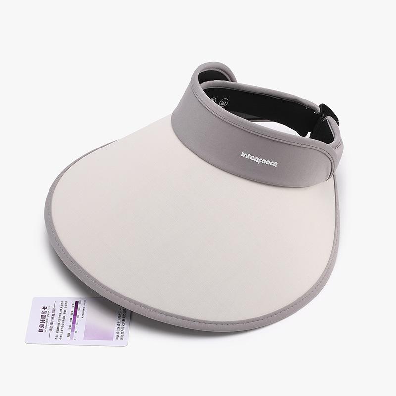 Summer, UV Protection, Vinyl Large Brim, Sunshade, Hollow Cap, Female, Outdoor Riding, Ice Silk, Breathable Sun Hat