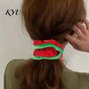 Matte Velvet Hair Scrunchies for Bun Christmas Scrunchies, Soft Elastic Ties Women Girls, Lightweight Party Styling Tools Contrast Color Ponytail