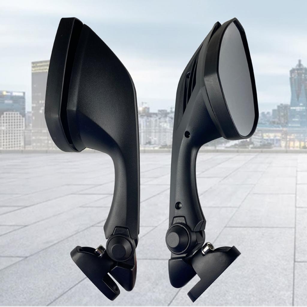 Black Side Mirrors for Motorcycle