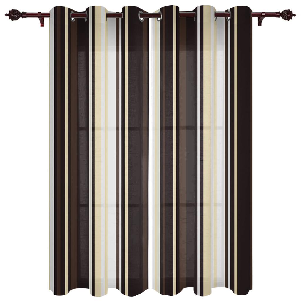 Moderní okenní závěsy Gradient Stripe pro obývací pokoj Ložnice Závěsy Kuchyňské Závěsy Závěsy