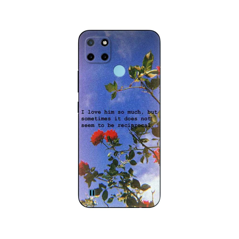 For Realme C21Y C25Y Case Silicon Phone Back Cover For OPPO Realme C21Y C25Y 4G Soft Case RMX3261 Coque 6.5inch Black Tpu Case