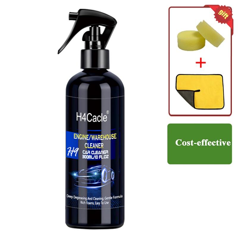H9 Car Engine Compartment Degreaser Foaming No Wipe Head Water Degreaser Remove Heavy Duty Grease No Wash