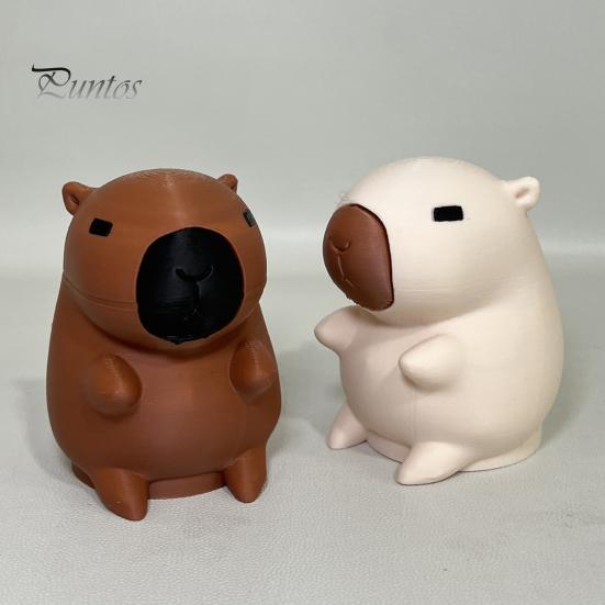 Capybara Anhängerkupplungsabdeckung 3D Gedruckte Abdeckung, Dekorative Anhänger Staubkappe, 50mm Anhängerkupplungsschutz, Wohnmobil LKW Zubehör Geländewagen