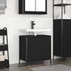 VidaXL Bathroom Vanity Unit Black 60x34.5x60 Cm, Toilet Vanity Unit, Under Sink Cabinet, Floor Cabinet of 861892