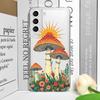 Cute Cartoon Frog Mushroom Phone Case for Samsung Galaxy S25 S24 S23 S22 Ultra S21 Plus S20 FE A55 Shockproof Clear Soft Covers