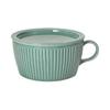 Hasami Ware Soup Cup with Lid Green