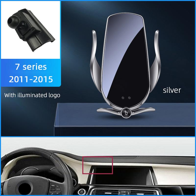 For Bmw X1 X2 X3 X4 X5 X6 X7 2 3 5 7 Series Wireless Charging Magnetic Car Phone Holder Base Charger Auto Accessories For iPhone
