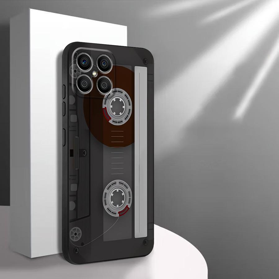 Case for Honor X6 70 Magic5Lite X7 X9a X5b 90 200 400 Lite 8X X8 Funda Phone Cover Vintage Cassette