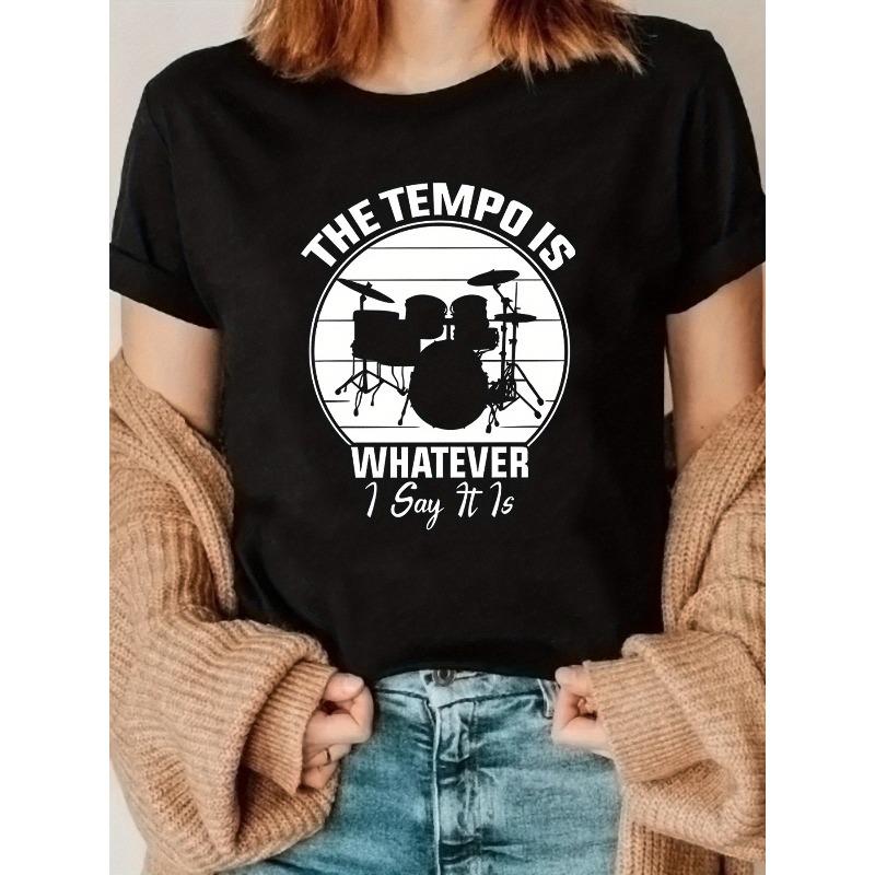 A Cute Rhythm Is What I Call a Shirt, a Fun Music Shirt, Drummer Shirt, Drummer Gift, Band Gift, Drummer S чёрный