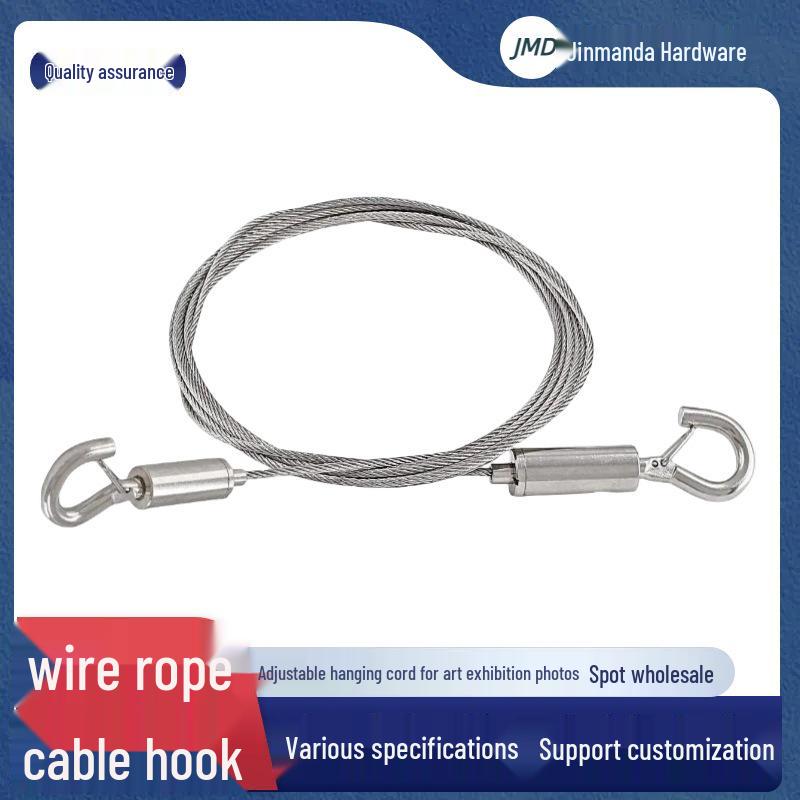 Hängendes Plakatdraht- & Beleuchtungshaken-Set