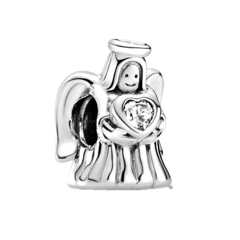 Новые Блестящие Крест Ангел Шарм-бусины Подвески Змея Подходят для Серебряного Браслета Ожерелья Бусины Для DIY Украшений Подарок Женщине