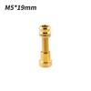 1/2Pcs Titanium Bolt M5X17Mm M5X19Mm Bicycle Nut Titanium Alloy Stem Bolts Road Folding Bike Screw Accessories