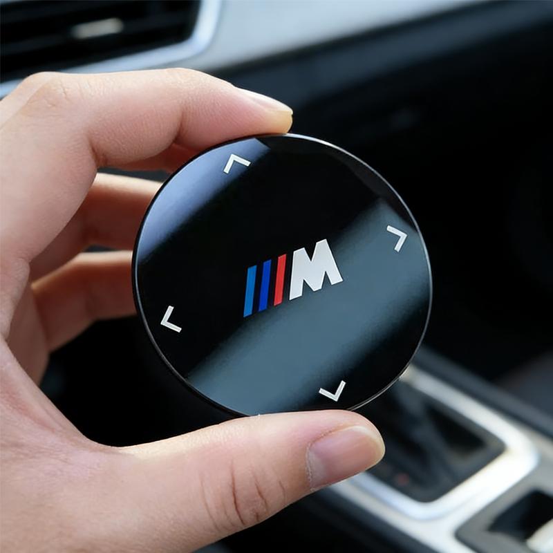 1Pcs BMW Rotation Button Sticker Central Control Button Protection Cover For BMW X3 X4 X5 X6 X7 Series I3 I4 G30 G32 G02 G05 G06 Rldf93