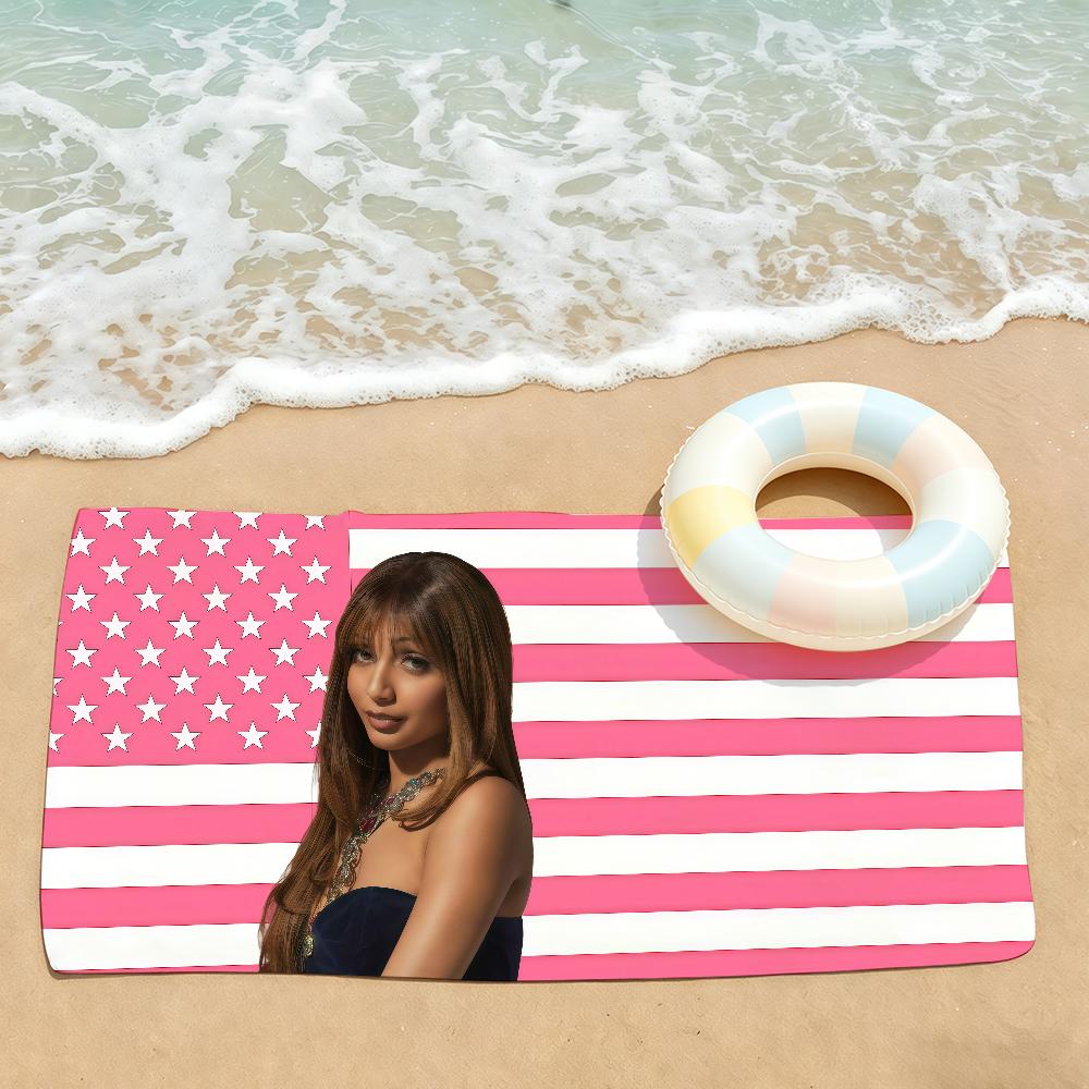 Singer P-PinkPantheress Towel Drying Bath Towel Applicable To Light Swimming Camping Yoga Beach Out