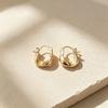 New Daily Geometric Irregular Unique Gold Earrings for Women, Niche Design, Student-friendly, Cool Style