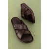Men's Genuine Leather Anatomical Comfortable Casual Slippers