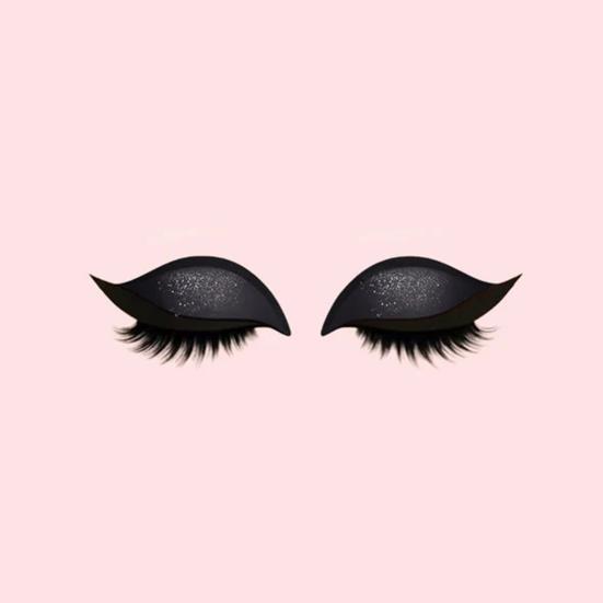 1/2/3/4/5 Pairs Lazy Eye Shadow Eyelash Patch 2-in-1 Eyeshadow Eyelashes Makeup Stickers