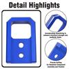 Pair T6061 Aluminum Front Tow Hooks Visibility Enhanced Tow Hooks Strong Front Tow Hook Upgrades for Multiple Vehicle