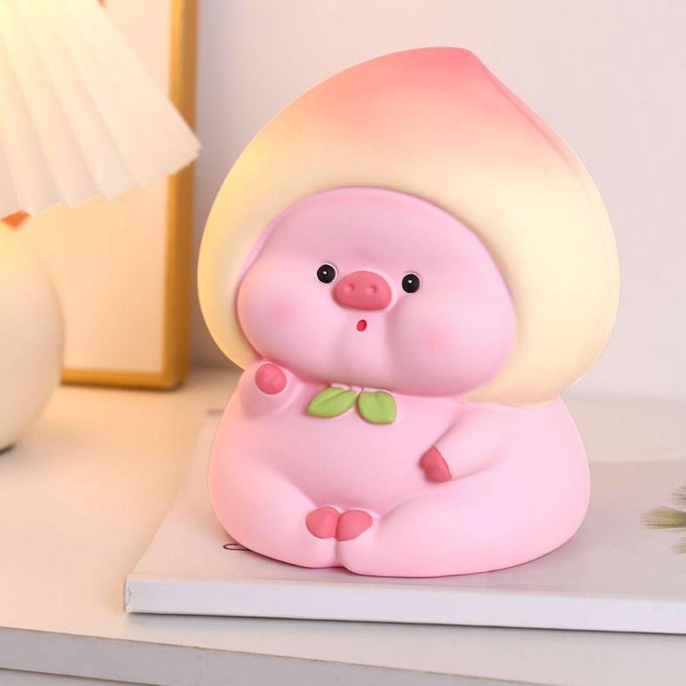 

Cute Cartoon Saving Box Large Capacity Fruit Pig Ornaments Fruit Pig Piggy Bank Desktop